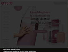Tablet Screenshot of essie.de
