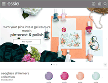 Tablet Screenshot of essie.com